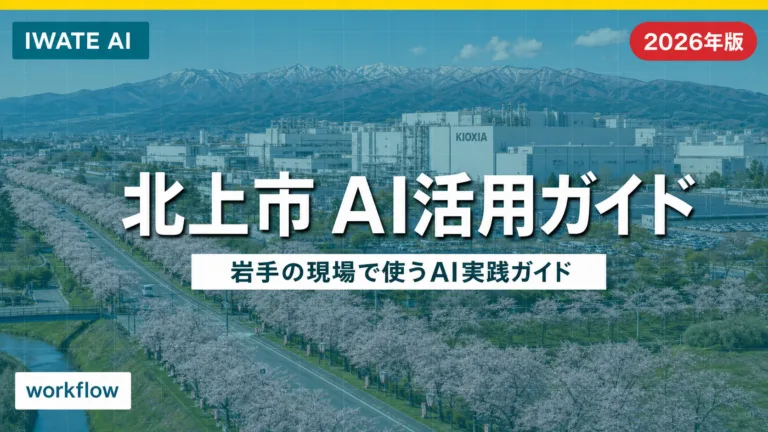 【2026年最新】北上市 AI活用完全ガイド｜製造業・物流・観光の現場でAI実践7例
