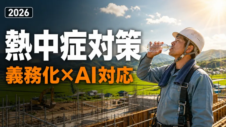 岩手の熱中症対策×AI活用ガイド2026｜現場のWBGT記録と義務化対応