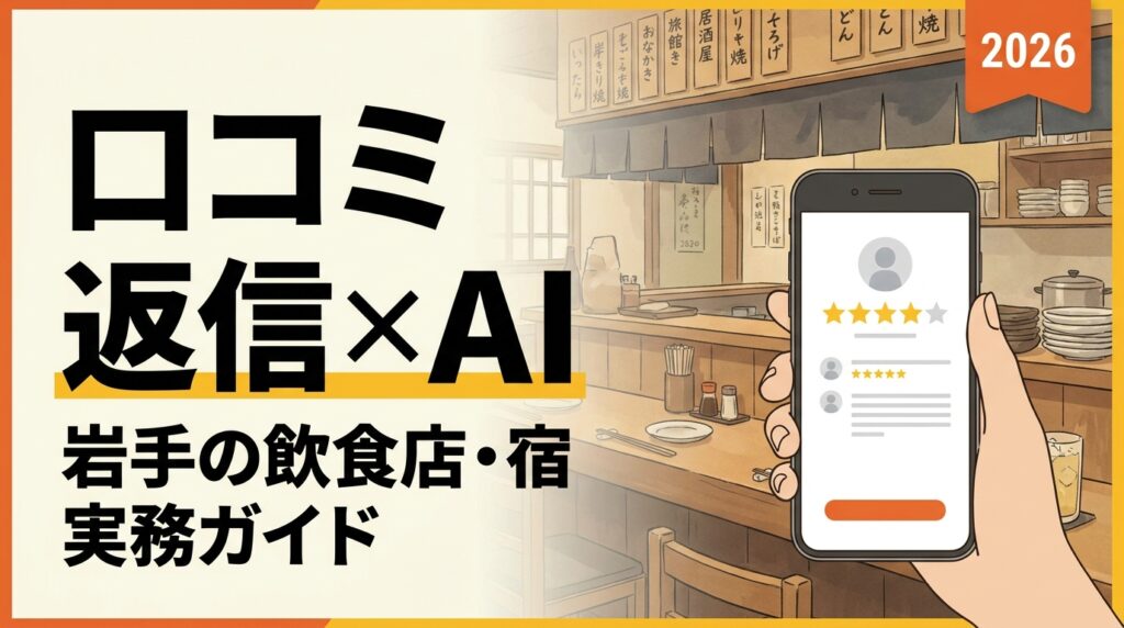 岩手の飲食店・宿の口コミ返信×AI活用ガイド2026｜夏の観光レビュー対応