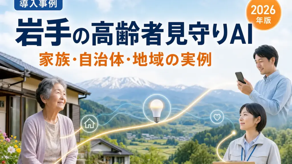 岩手の高齢者見守りAI｜家族・自治体の実例【2026】