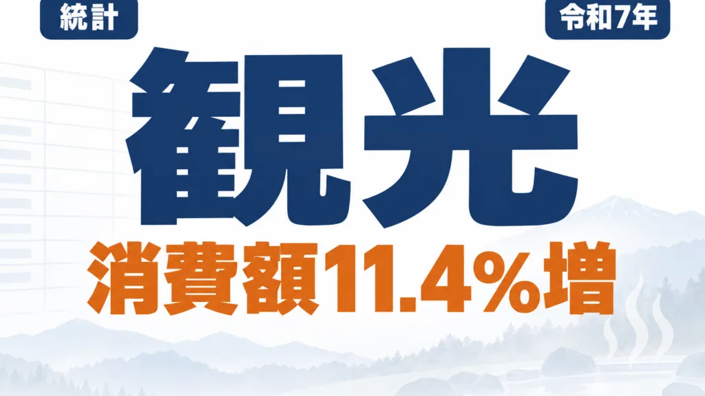 岩手県の観光統計2025｜入込客4.4%減でも消費額11.4%増
