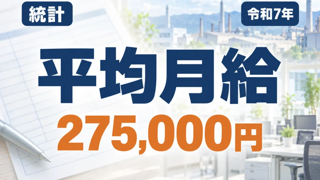 岩手県の平均月給275,000円｜男女・年齢・産業別の読み方