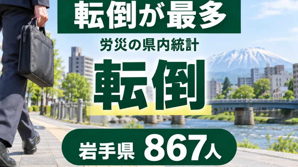 岩手の労災死傷者867人｜転倒34.9％の読み方